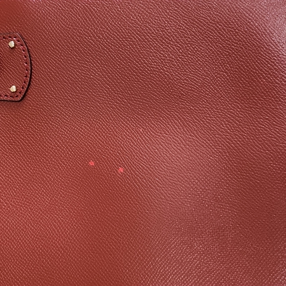 MICHAEK KORS BURGANDY TOTE BAG - Picture 6 of 14